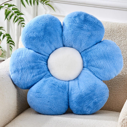 Flower Pillow,15.7In Cute Daisy Pillow Pink Throw Pillows