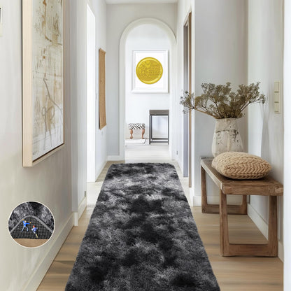 Ophanie Small Rug Upgrade Non Slip Throw Bedside Area Rugs, Fluffy Soft Grey Mini Bedroom Carpet, Affordable Door Entryway Indoor Inside Front Entrance Dog 2x3 Mat, Home Decor Aesthetic, Nursery