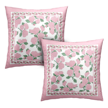 Fall Pillow Covers Autumn Leaf Throw Pillow Covers 18x18 Set of 2 Bohemian Floral Pillow Cases Thanksgiving Berry Pinecones Cushion Cases for Home Farmhouse Sofa Couch Patio