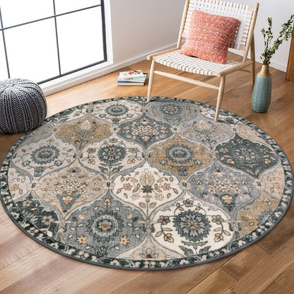 Lahome Moroccan Kitchen Rugs Non Slip Washable, 2x4 Rugs for Entryway