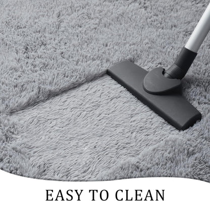 Chicrug Soft Runner Rug for Bedroom Living Room Plush Fluffy Rugs 2x6