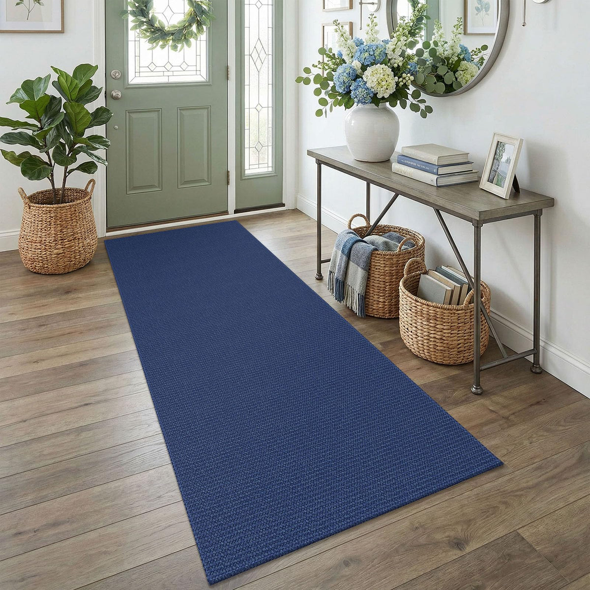 EARTHALL Washable Area Rug, Non Slip Entryway Rug, 4x6 Ft, Sand/Beige