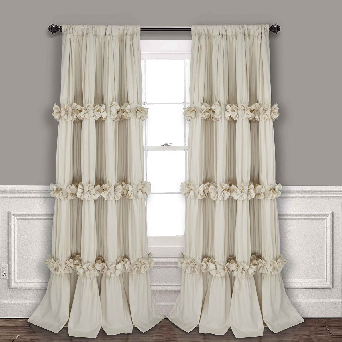 Homechoice Decor Thermal Insulated Window Curtains, 54"W x 84"L x 2 Panels