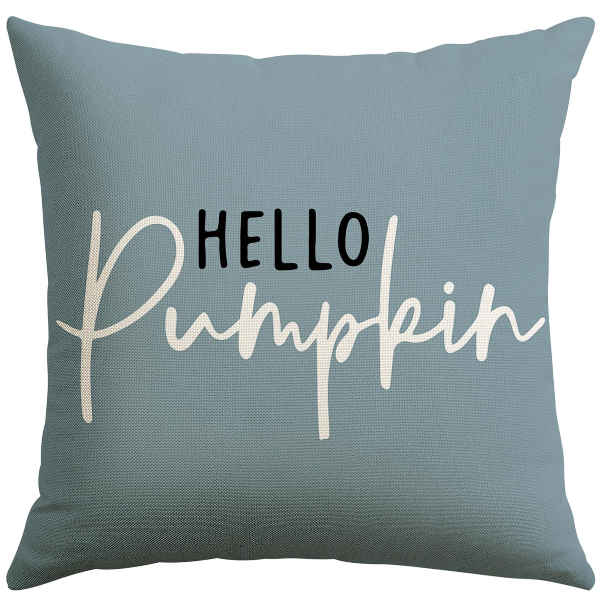 Artscope Hello Pumpkin Beige Lumbar Throw Pillow Cover 12x20 Inch Fall Decoration Cushion Cover Thanksgiving Farmhouse Pillow Case for Home Sofa Couch Decor