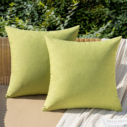 MIULEE Decorative Outdoor Pillow Covers Fall 18x18 Rust