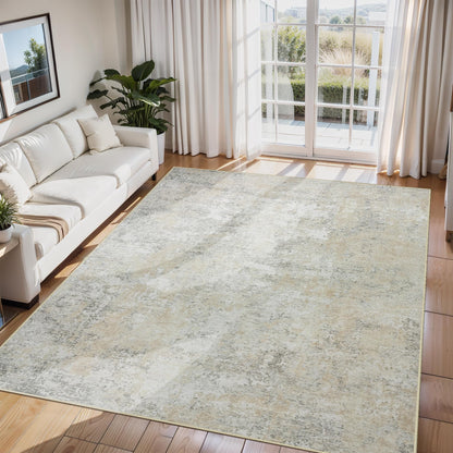 8x10 Area Rugs for Living Room Washable Bedroom Dining Room Blue Grey