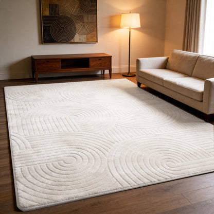 5x7 Grey Solid Color Area Rug, Modern Rugs for Living Room Bedroom