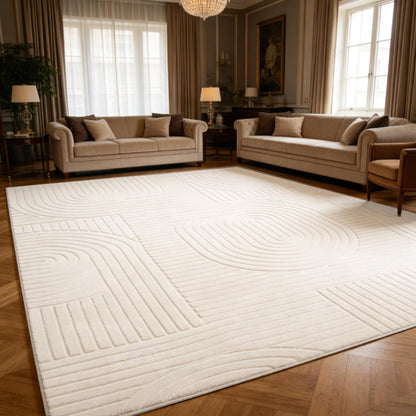 5x7 Grey Solid Color Area Rug, Modern Rugs for Living Room Bedroom