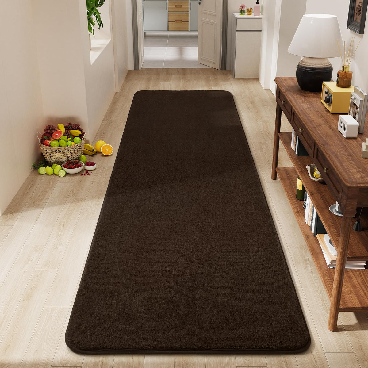 Amearea Modern Area Rugs for Bedroom Living Room, 4x6 Blue Memory Foam Rug