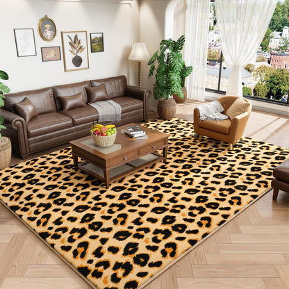 Amearea Modern Area Rugs for Bedroom Living Room, 4x6 Blue Memory Foam Rug