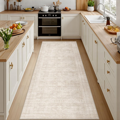8x10 Area Rugs Living Room: Bedroom Neutral Washable Carpet Beige