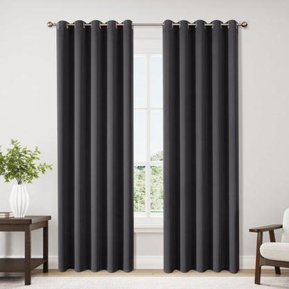 ChrisDowa Blackout Curtains for Bedroom and Living Room 63 Inches Long