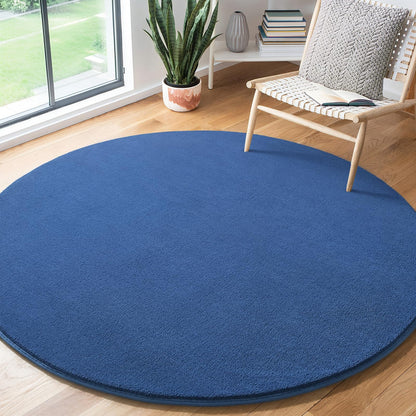 Amearea Modern Area Rugs for Bedroom Living Room, 4x6 Blue Memory Foam Rug