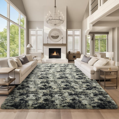 Ophanie Small Rug Upgrade Non Slip Throw Bedside Area Rugs, Fluffy Soft Grey Mini Bedroom Carpet, Affordable Door Entryway Indoor Inside Front Entrance Dog 2x3 Mat, Home Decor Aesthetic, Nursery