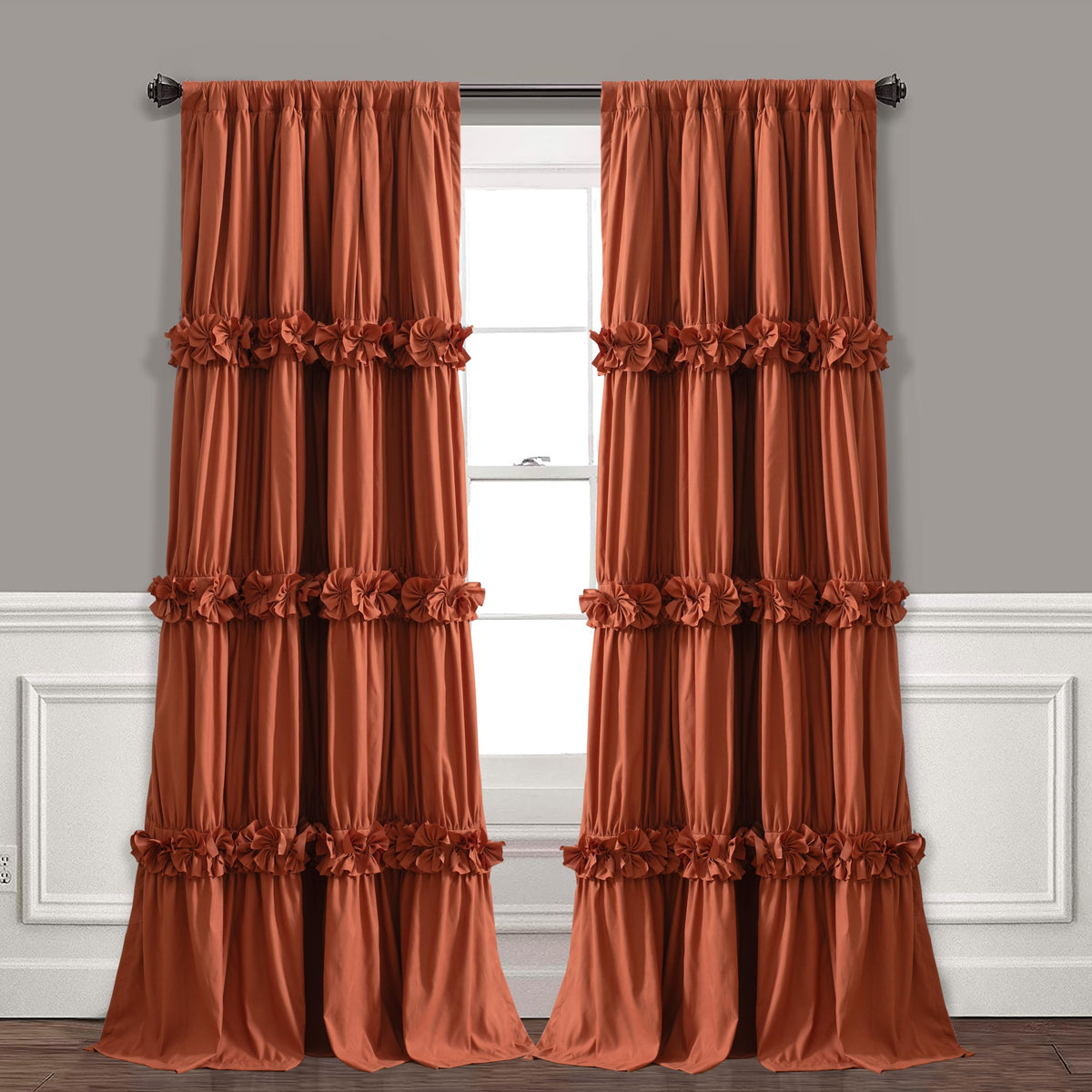 Homechoice Decor Thermal Insulated Window Curtains, 54"W x 84"L x 2 Panels