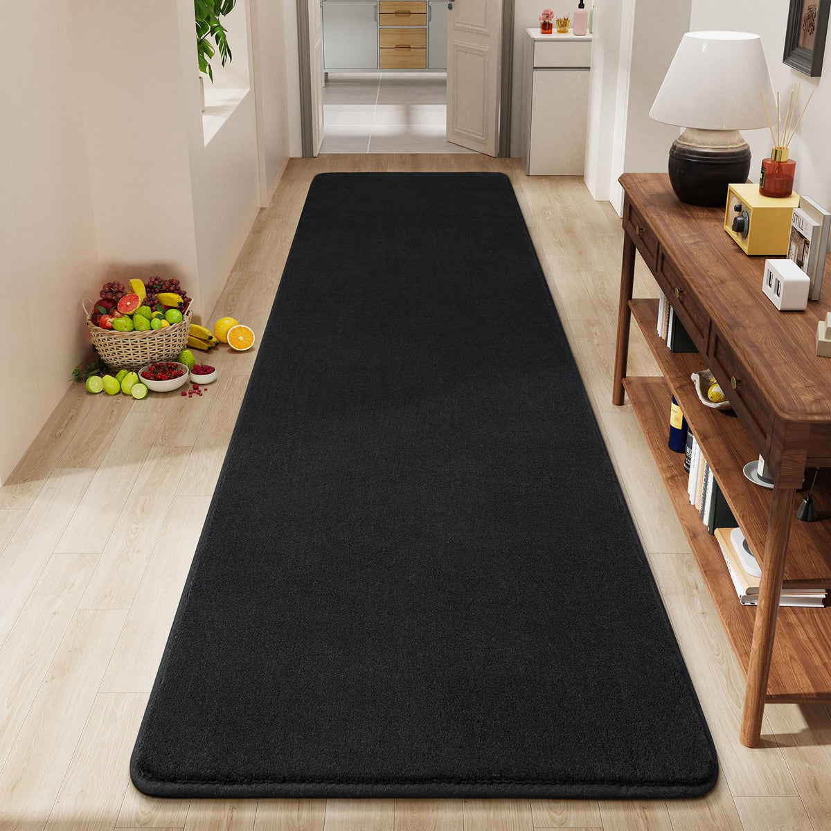 Amearea Modern Area Rugs for Bedroom Living Room, 4x6 Blue Memory Foam Rug