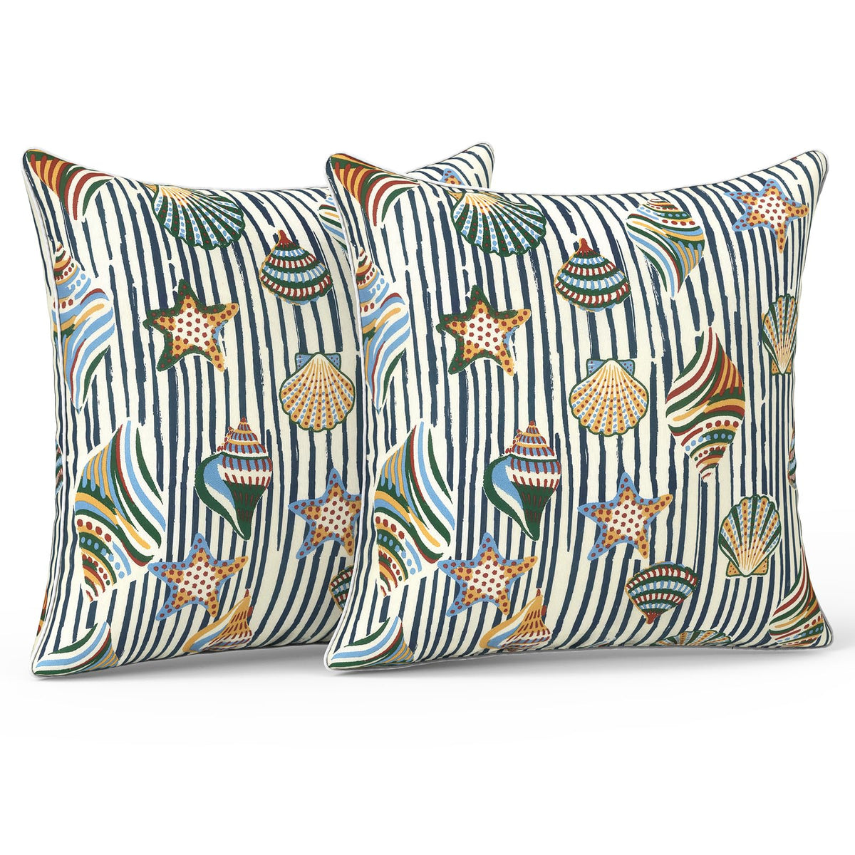 LVTXIII Set of 2 Patio Lumbar Pillows, 12" x 20" Fade Resistant Outdoor Lumbar Pillow with Inners, Fluffy Decorative Garden Lumbar Cushions for Home Patio Coach Sofa Use, Jacobean Black