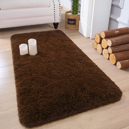Chicrug Soft Runner Rug for Bedroom Living Room Plush Fluffy Rugs 2x6