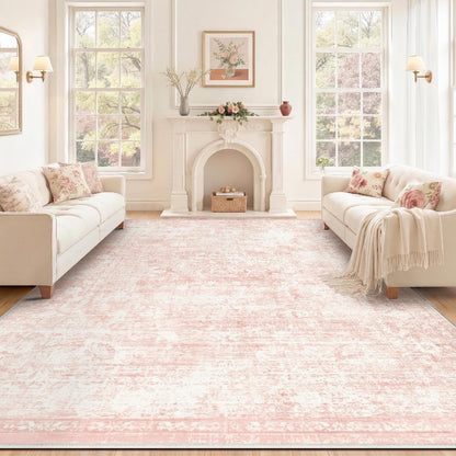 Homemate Washable Rug 8x10 Area Rugs - Vintage Rugs for Living Room