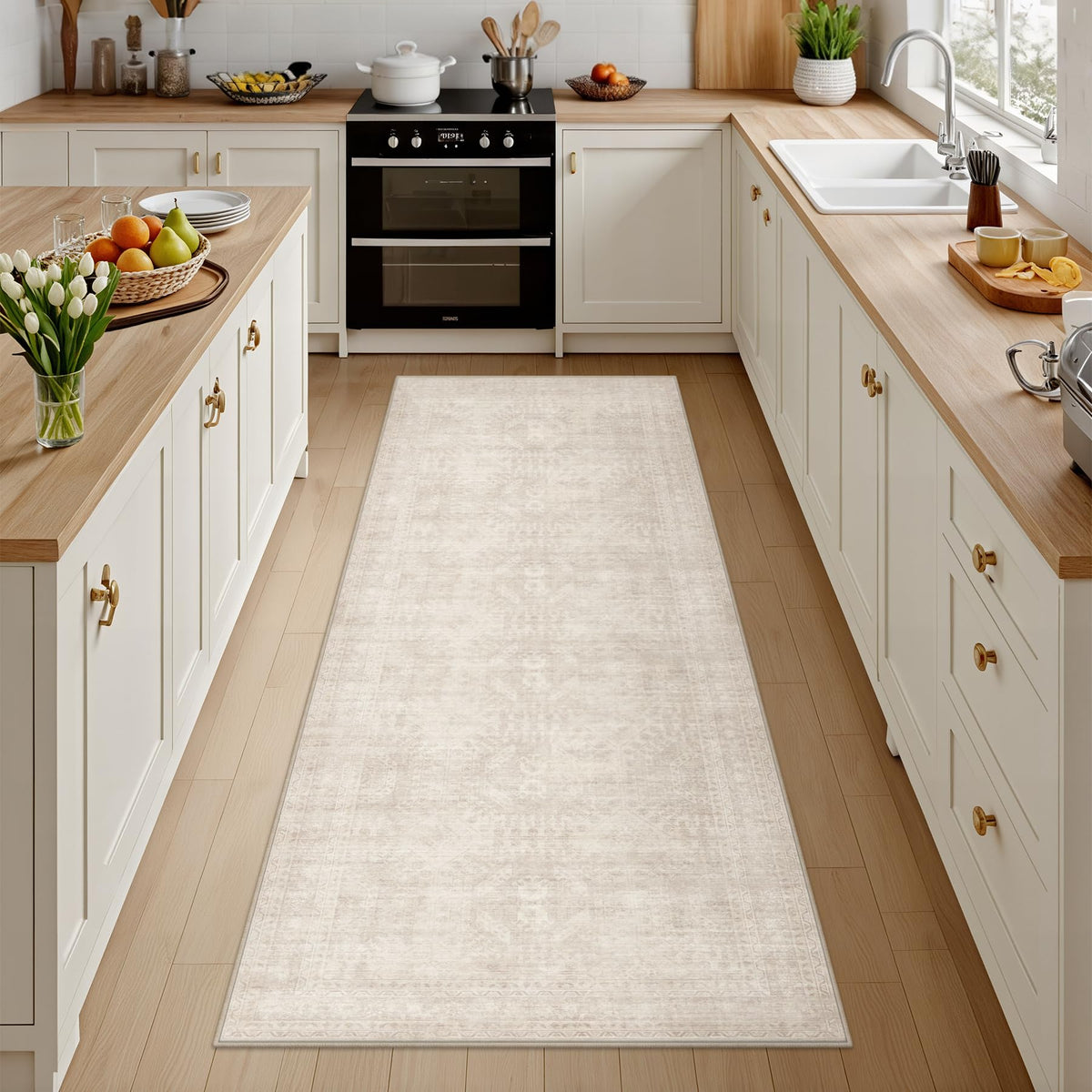 8x10 Area Rugs Living Room: Bedroom Neutral Washable Carpet Beige