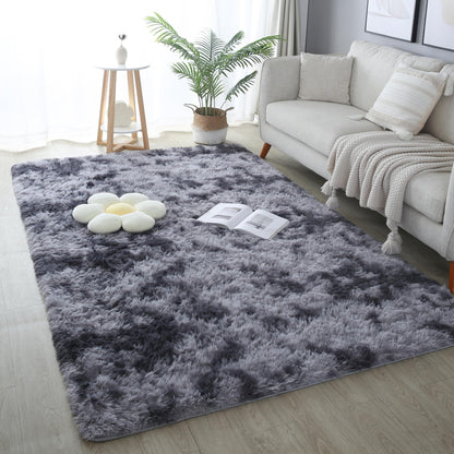 Pink Fluffy 4x6 Area Rugs for Bedroom Girls, Plush Washable Carpet