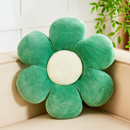 Kcvvcr Flower Throw Pillow, Soft White 14.9" Shaped Floor Pillow for Home Decor, Cute Aesthetic Plush Decorative Pillows for Bed, Sofa, Couch