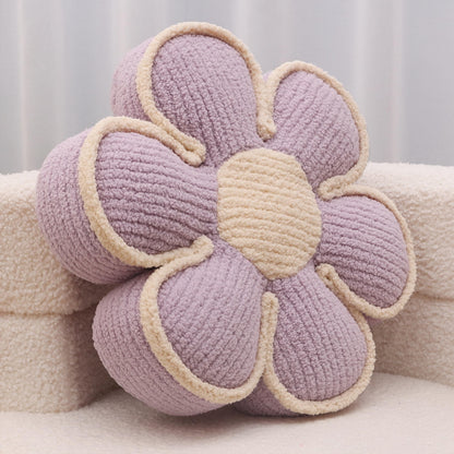 Flower Pillow 16" Sage Green Cute Daisy Decorative Throw Pillows for Bed