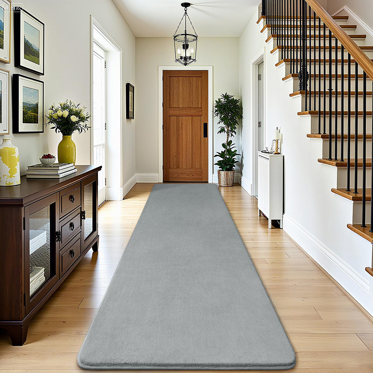 Amearea Modern Area Rugs for Bedroom Living Room, 4x6 Blue Memory Foam Rug