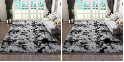 Ophanie Small Rug Upgrade Non Slip Throw Bedside Area Rugs, Fluffy Soft Grey Mini Bedroom Carpet, Affordable Door Entryway Indoor Inside Front Entrance Dog 2x3 Mat, Home Decor Aesthetic, Nursery