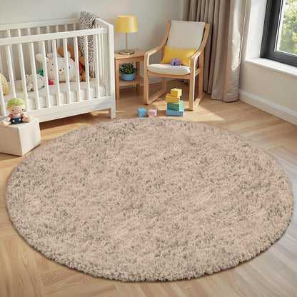 8x10 Area Rug for Living Room,Black Fluffy Shag Non-Slip Bedroom Rugs