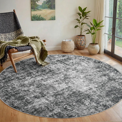 8x10 Area Rugs for Living Room Washable Bedroom Dining Room Blue Grey