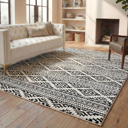 SAFAVIEH Tulum Area Rug 8x10, Large Ivory & Grey TUL272A