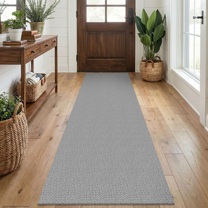 EARTHALL Washable Area Rug, Non Slip Entryway Rug, 4x6 Ft, Sand/Beige