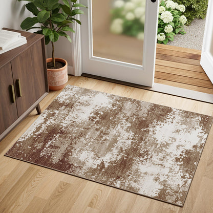 Black Washable Rug 5x7 Area Rugs for Living Room Bedroom Carpet