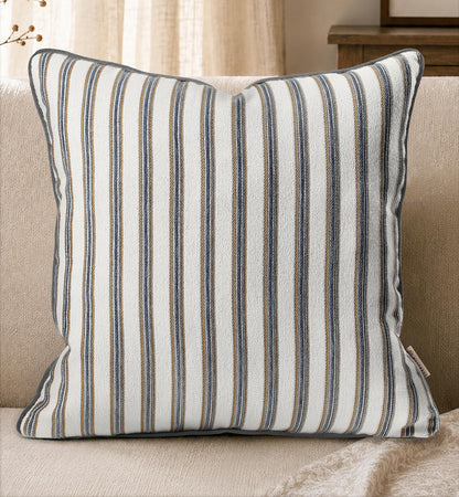 Chenille Throw Pillow Cover, 18x18 Inch, Fall Floral