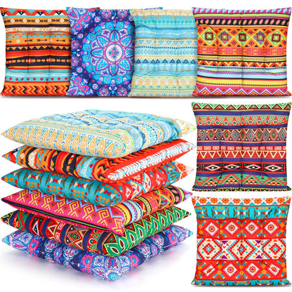Menkxi 6 Pcs Bohemian Floor Pillows 15 Inch, Stylish