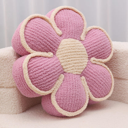 Flower Pillow 16" Sage Green Cute Daisy Decorative Throw Pillows for Bed