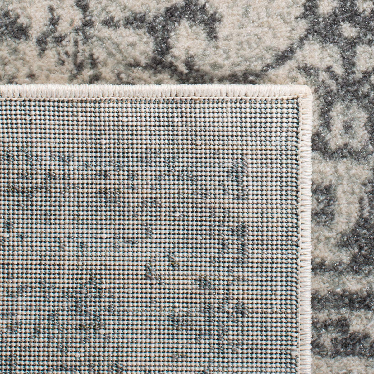SAFAVIEH Evoke Area Rug 9x12, Large Ivory & Taupe EVK256E