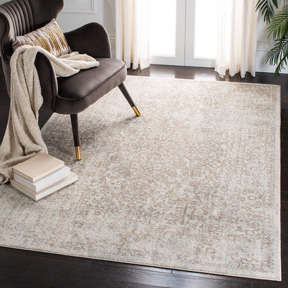SAFAVIEH Evoke Area Rug 9x12, Large Ivory & Taupe EVK256E