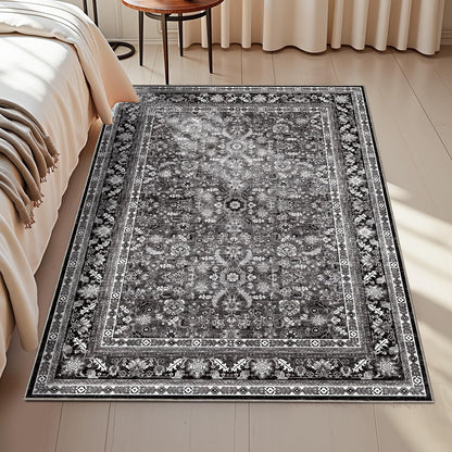 OPPODREAM Vintage Blue Area Rugs 5x7, Washable Rug for Living Room