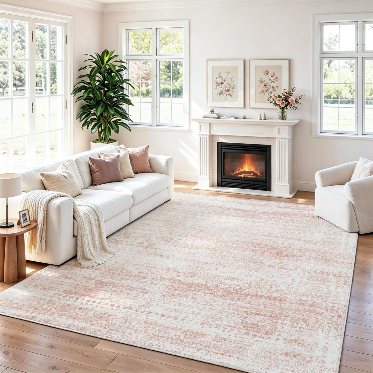 Washable Rugs 5x7 Area Rugs for Living Room,Bedroom,Dining Room Carpet