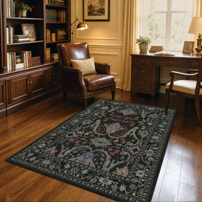 8x10 Rugs for Living Room Washable Green Area Rug Rugs for Bedroom