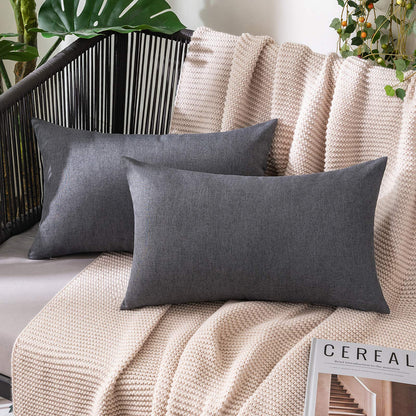 MIULEE Decorative Outdoor Pillow Covers Fall 18x18 Rust