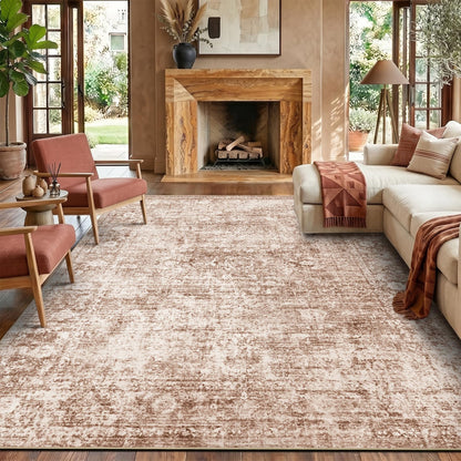 Homemate Washable Rug 8x10 Area Rugs - Vintage Rugs for Living Room