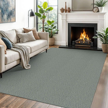 EARTHALL Washable Area Rug, Non Slip Entryway Rug, 4x6 Ft, Sand/Beige