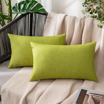 MIULEE Decorative Outdoor Pillow Covers Fall 18x18 Rust