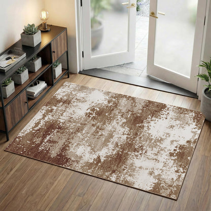 Black Washable Rug 5x7 Area Rugs for Living Room Bedroom Carpet