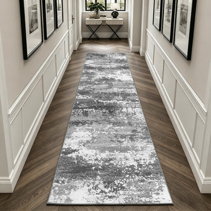 Black Washable Rug 5x7 Area Rugs for Living Room Bedroom Carpet