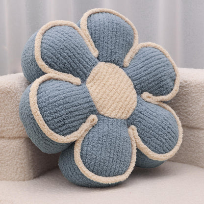 Flower Pillow 16" Sage Green Cute Daisy Decorative Throw Pillows for Bed