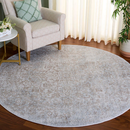 SAFAVIEH Evoke Area Rug 9x12, Large Ivory & Taupe EVK256E